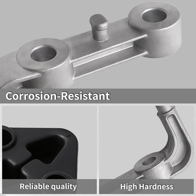 RydSuns 3Pcs Exhaust Bracket Muffler Support Compatible with 2019-2025 Dodge Ram 1500 Rear Left Driver Side Rubber Isolator Hanger Assembly Replaces 68519121AA 68275662AB - Image 4